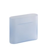 Ridge Frosted Vaas light blue