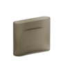 Muuto Ridge Vaas Taupe Frosted Glass