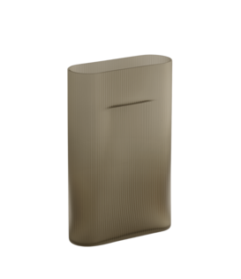 Ridge Frosted Vaas taupe