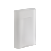 Ridge Frosted Vaas White