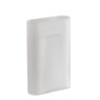 Ridge Frosted Vaas White