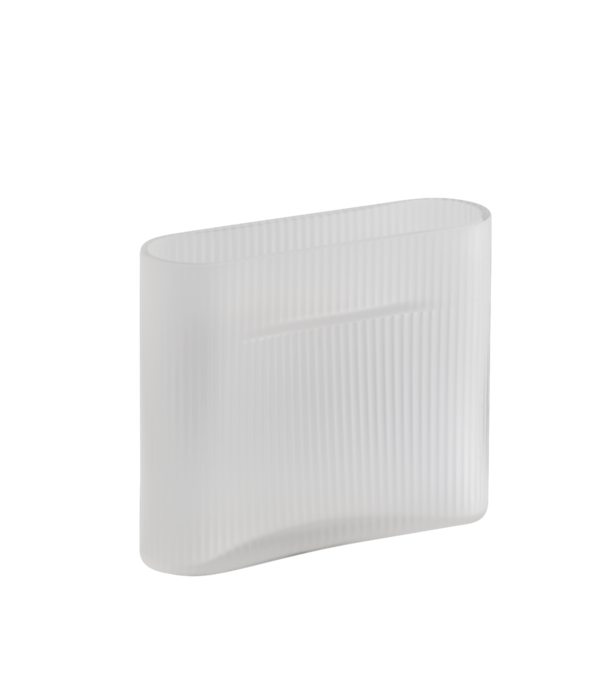 Muuto Ridge Frosted Vaas White