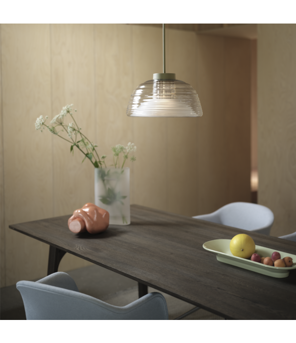 Muuto Ridge Frosted Vaas White