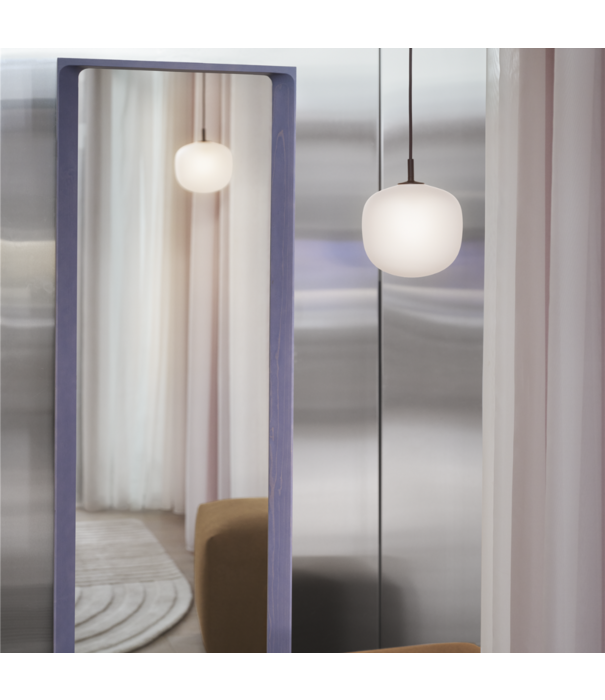 Muuto  Arced mirror wood large natural spruce