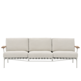 Muuto Outdoor, Muuto Settle Outdoor Sofa, 3-zits Bank