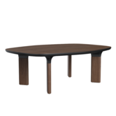 Fritz Hansen JH63A Analog coffee table walnut