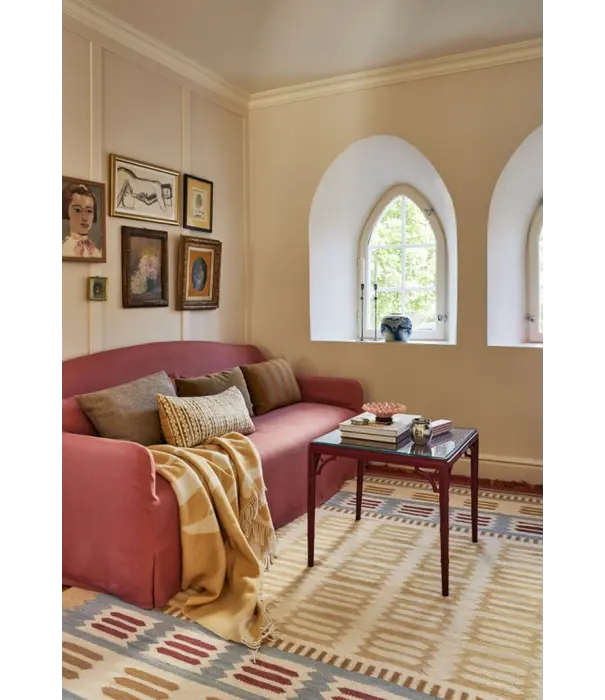 Layered  Röllakan Hilma Wool Rug - Meadow