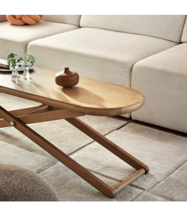 Design House Stockholm  Cinderella side table/folding ironing board / oak