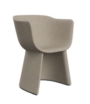 Fritz Hansen Monolit Eetkamerstoel met leer bies, varianten