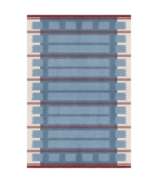 Röllakan Iris Rug - Petrol