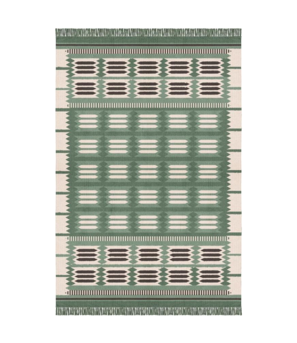 Layered  Layered Röllakan Wool Rug Hilma Fern