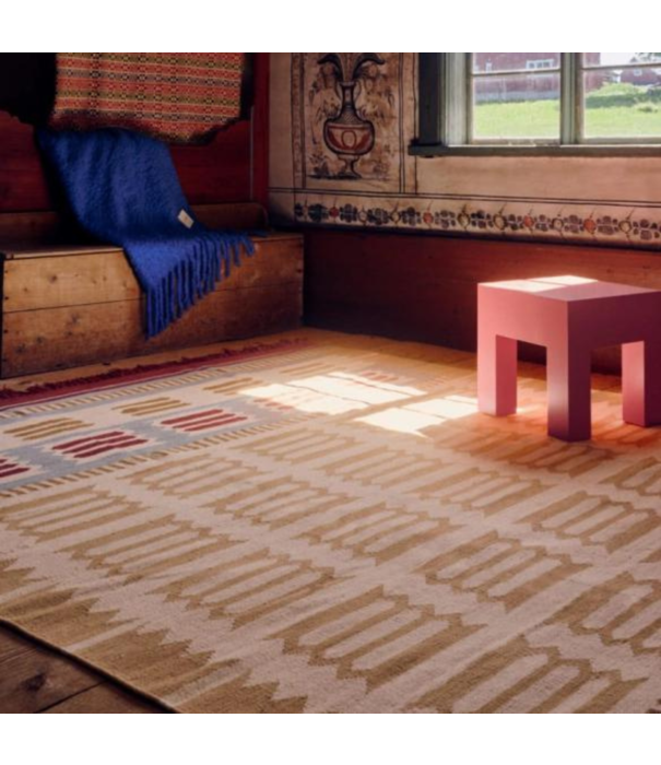 Layered  Röllakan Hilma Wol Vloerkleed - Meadow