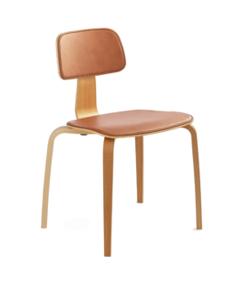 Montana - Kevi 2070 Chair oak, brandy leather