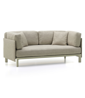 Vitra Anagram Modular 2 seater Sofa fabric Savana, chalk base