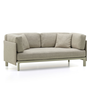 Vitra Anagram Modular 2 seater Sofa fabric Savana, chalk base