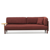 Vitra Anagram Modular Sofa fabric Cento 12, dark burgundy base