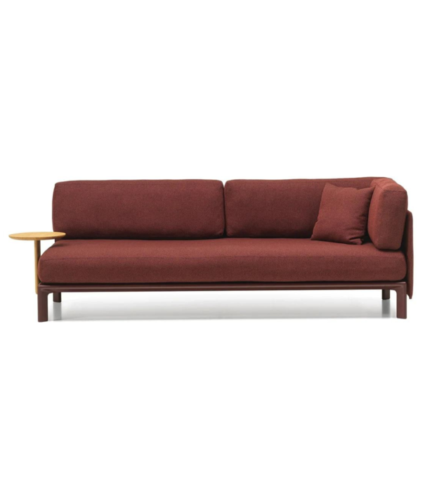 Vitra  Vitra Anagram Modular Sofa fabric Cento 12, dark burgundy base