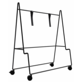 Eva Solo Carry TV Stand Black Steel on wheels