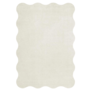 Layered Scallop Rug Bone White