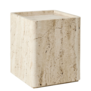 Gubi Pietra side table, travertine stone