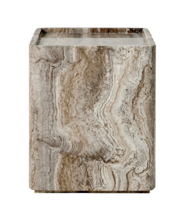 Gubi  Gubi Pietra side table, travertine stone