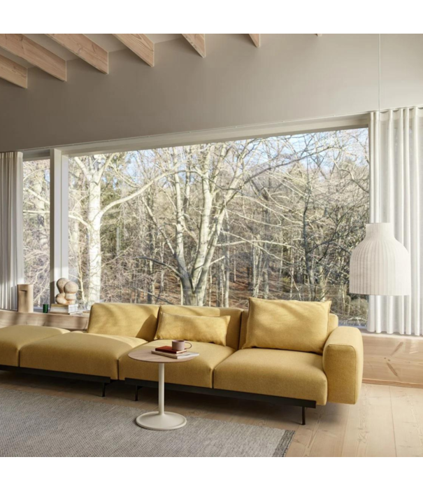 Muuto  Muuto Modular Sofa,  In Situ 3-seater Sofa Clay 12 beige melange - base black