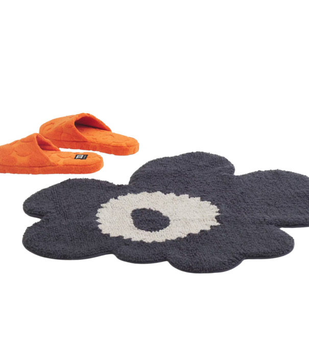 Marimekko Unikko Badmat charcoal