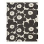 Marimekko Unikko Wool Blanket white/black 130 x 180