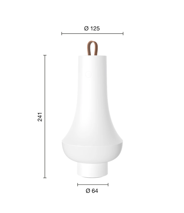 Louis Poulsen  Louis Poulsen Tomoshi Portable Lamp white