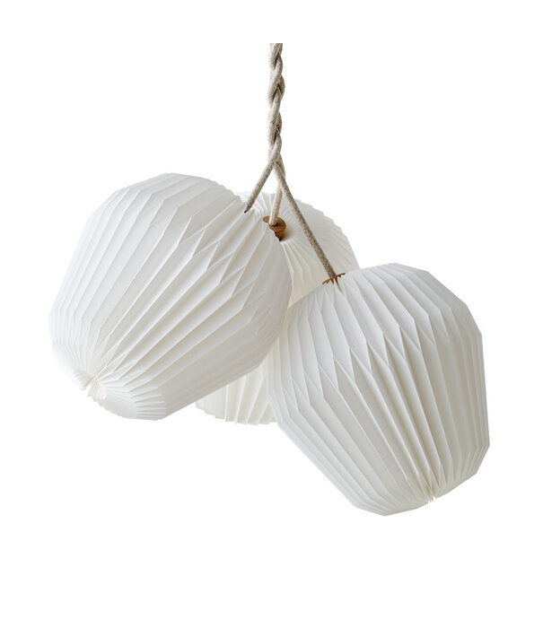 Le klint  Model 130 Bouquet 3 Pendant, linen cord