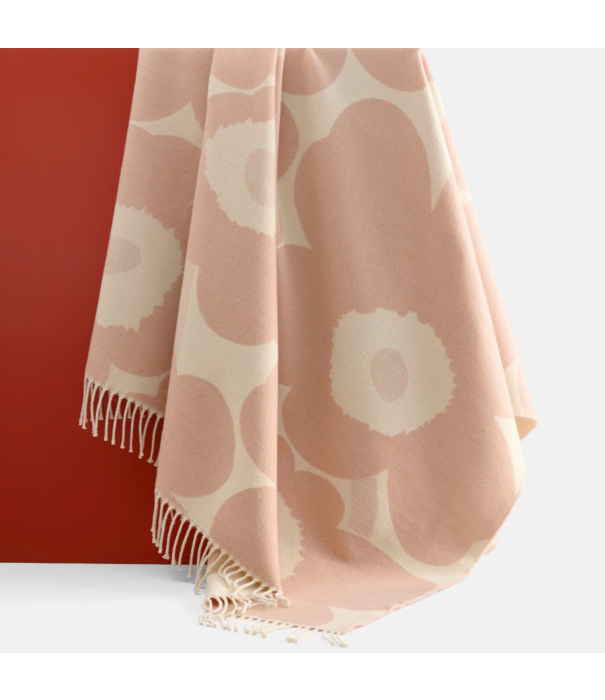 Marimekko Marimekko Unikko Wol Deken Pink 130 x 180