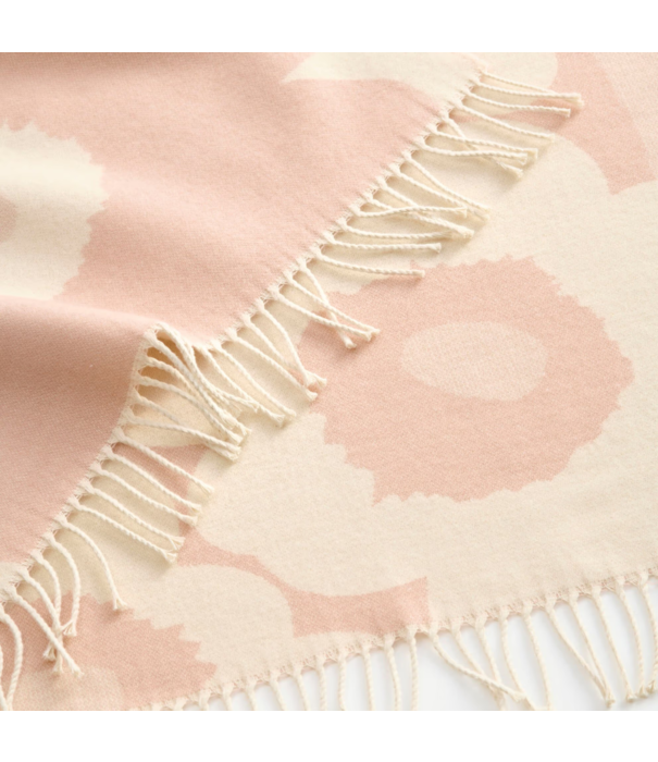 Marimekko Marimekko Unikko Wool Blanket Pink 130 x 180