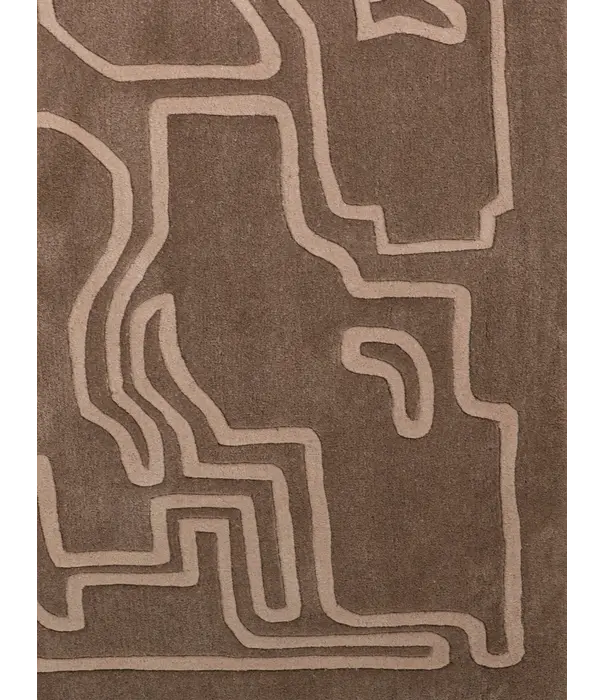 Massimo Copenhagen  Massimo  Structures 2.0 Rug Wool Pale Rose