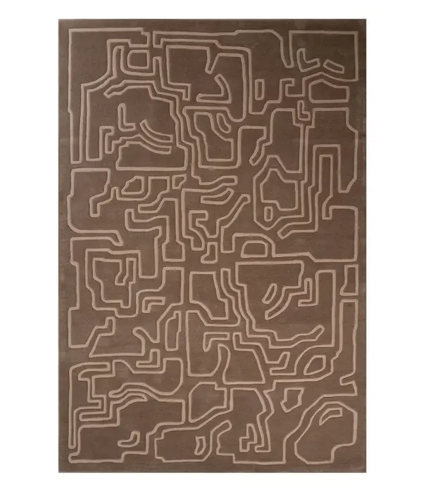 Massimo Copenhagen  Massimo  Structures 2.0 Rug Wool Pale Rose