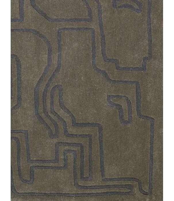 Massimo Copenhagen  Massimo  Structures 2.0 Rug Wool Arctic Green