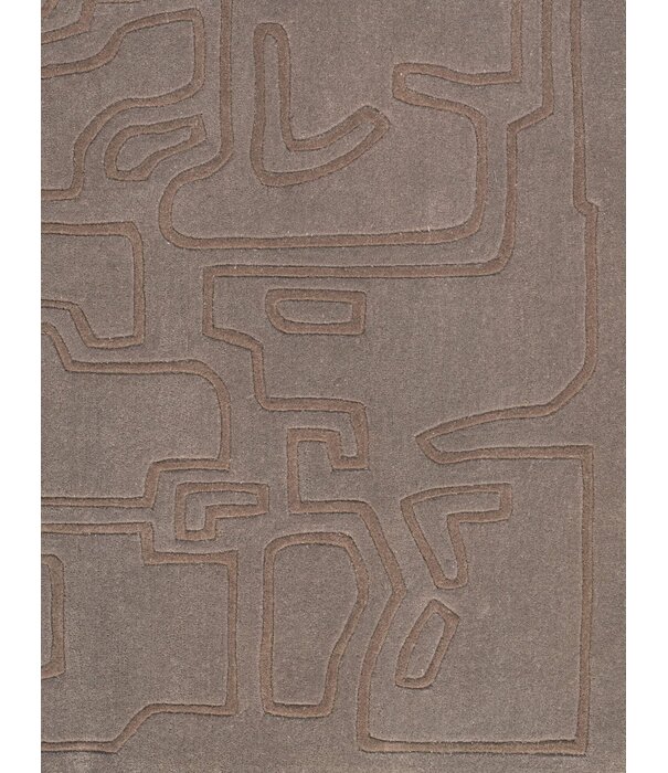 Massimo Copenhagen  Massimo -Structures 2.0 vloerkleed Vulcano dust