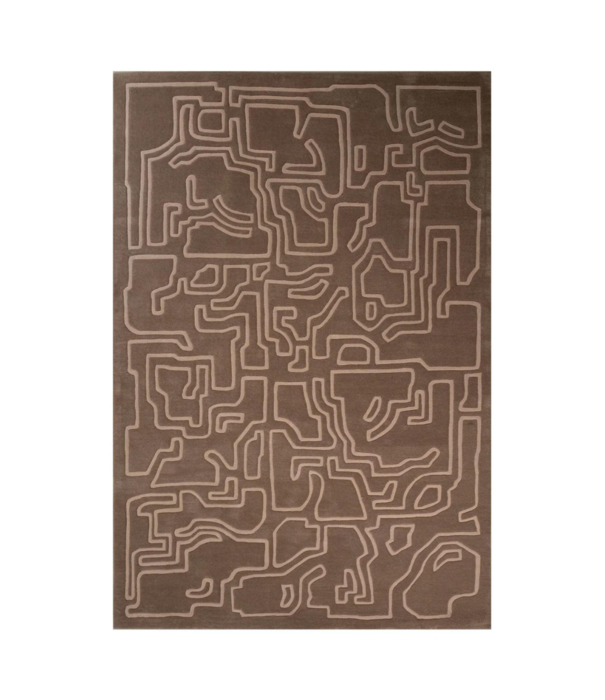 Massimo Copenhagen  Massimo -Structures 2.0 vloerkleed Pale Rose / wol