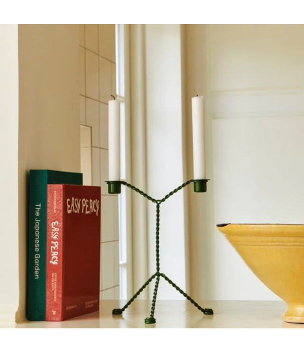 Hay  Hay Wire Candlestick / steel