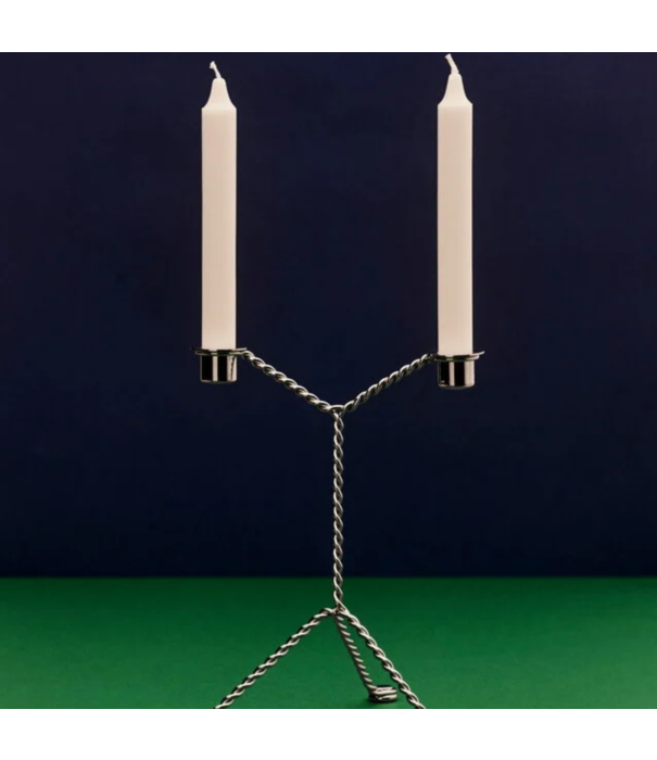 Hay  Hay Wire Candlestick / steel