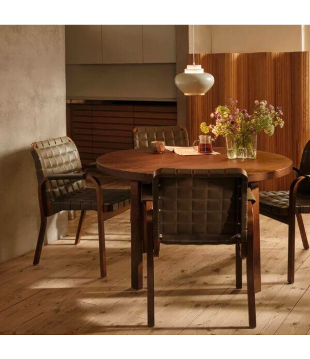 Artek  Artek Aalto Armchair 45 birch, natural coloured leather