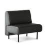 Normann Copenhagen Frame Sofa Ultra leather black, high seat L80