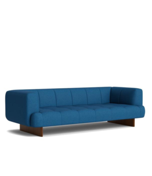 Hay Quilton Lift 3 seater Sofa  Naveli 753, walnut base