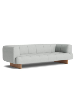 Hay Quilton Lift 3 seater Sofa Naveli 113, oak base