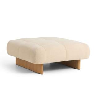 Hay Quilton Lift Ottoman, wood base