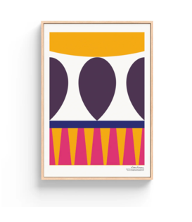 Design House Stockholm Birds 1967 Poster