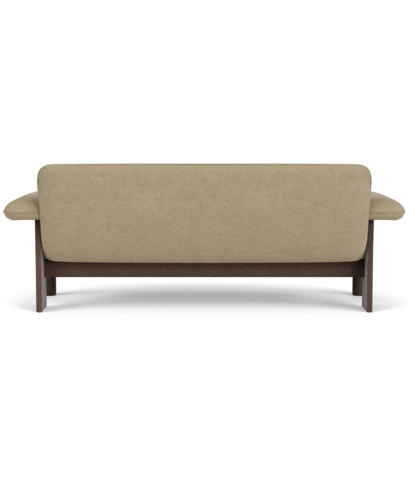 Audo Audo Brasilia 2-zits Bank donker eiken, Boucle 02 sand