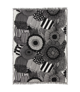 Marimekko Siirtolapuutarha plaid cotton 130 x 180
