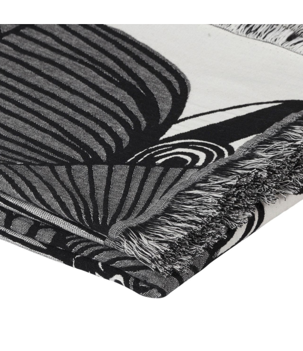 Marimekko Marimekko Plaid  Siirtolapuutarha ecru , zwart katoen