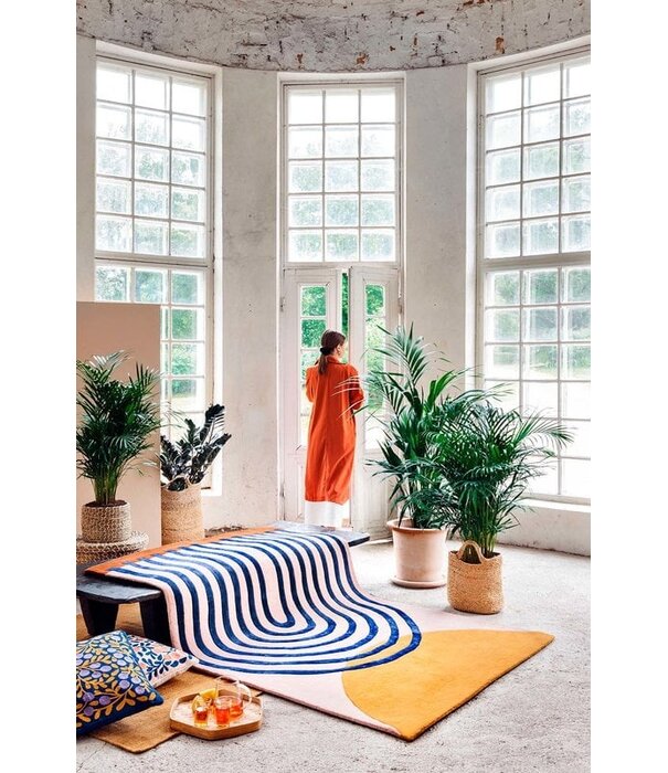 Finarte Finarte Atrium Vloerkleed pink-gold