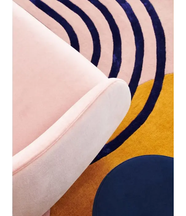 Finarte Finarte Atrium Rug pink-gold